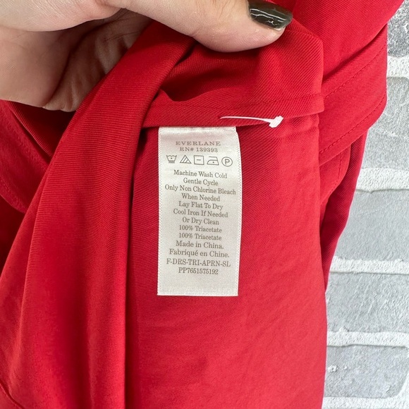 Everlane Red Goweave Picnic Dress Size 2 - Picture 9 of 9